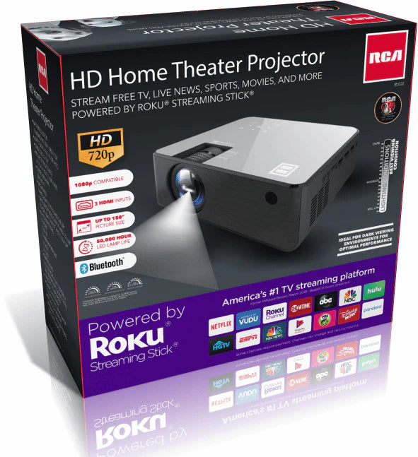 720p Smart Wi-Fi Home Theater Projector K417