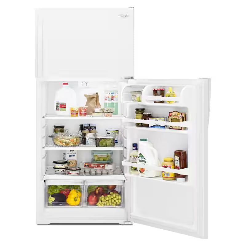 Top Freezer Refrigerator in White A1293