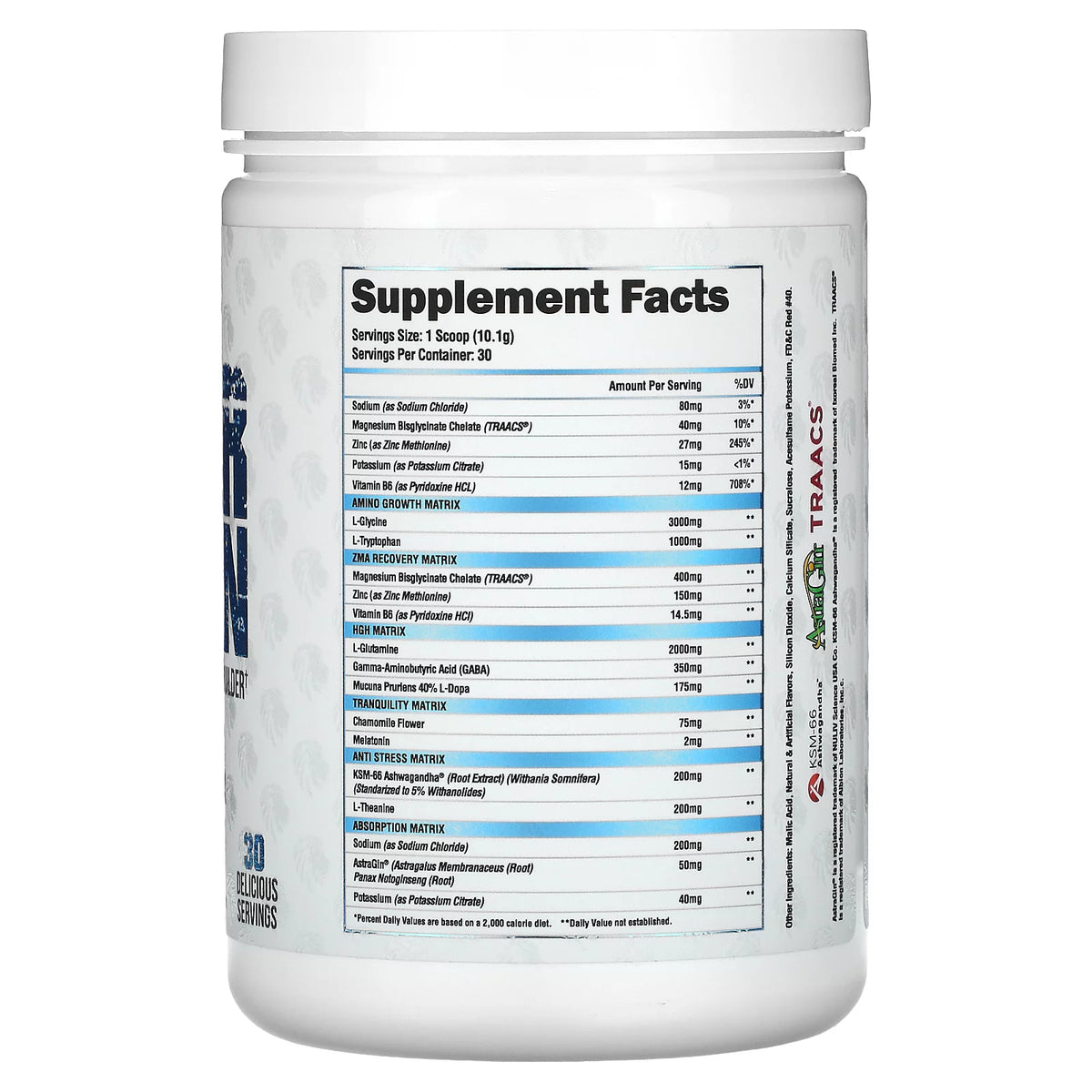 Sleep Supplement, 30 Servings, Fruit Punch Flavor S1865