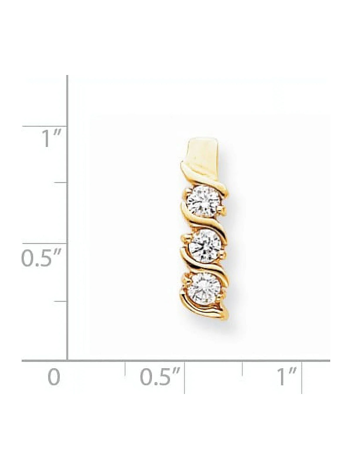 14 Karat Yellow Gold 2.5mm Rope Chain Bracelet B296