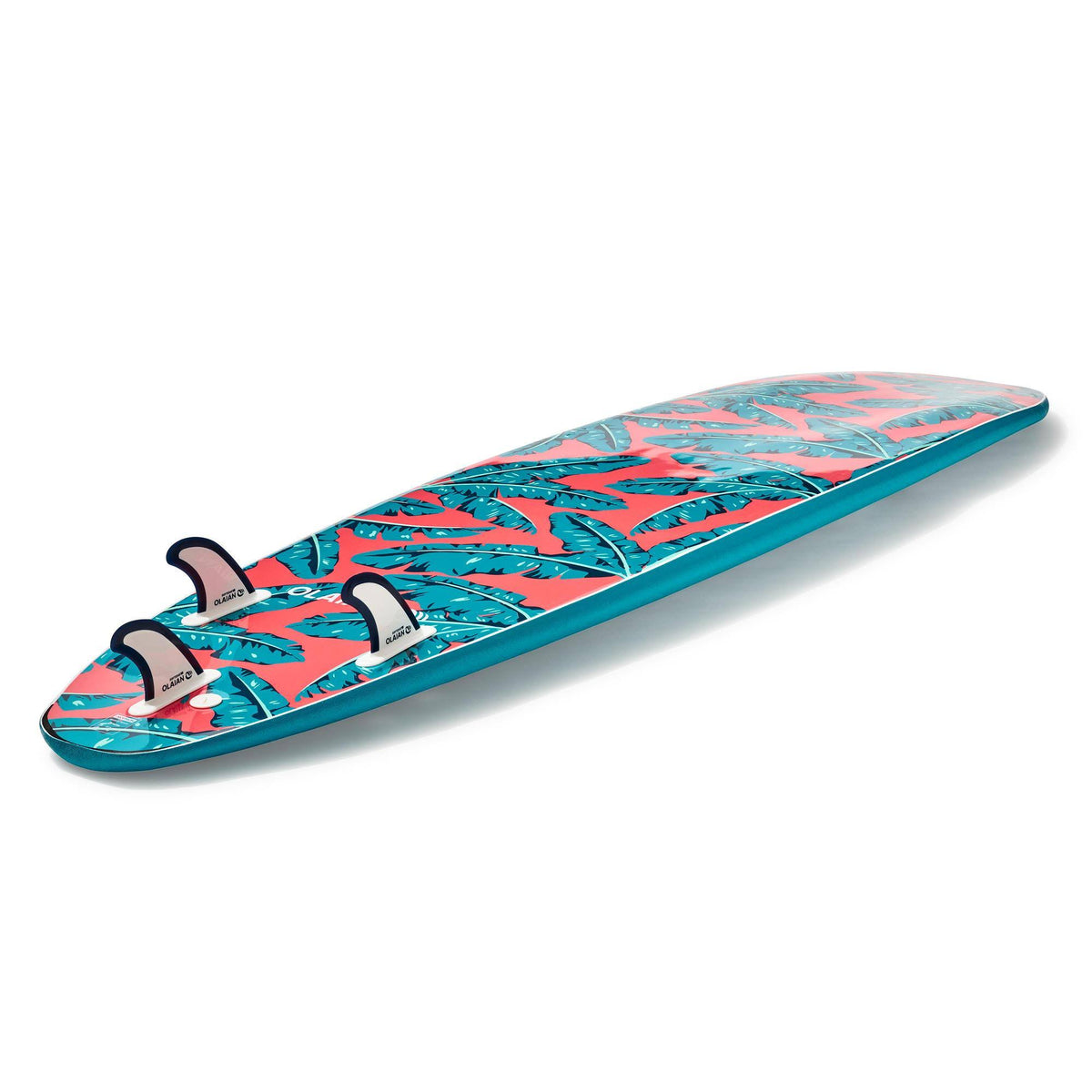 7x22 Foam Surfboard with Leash and 3 Fins S243907