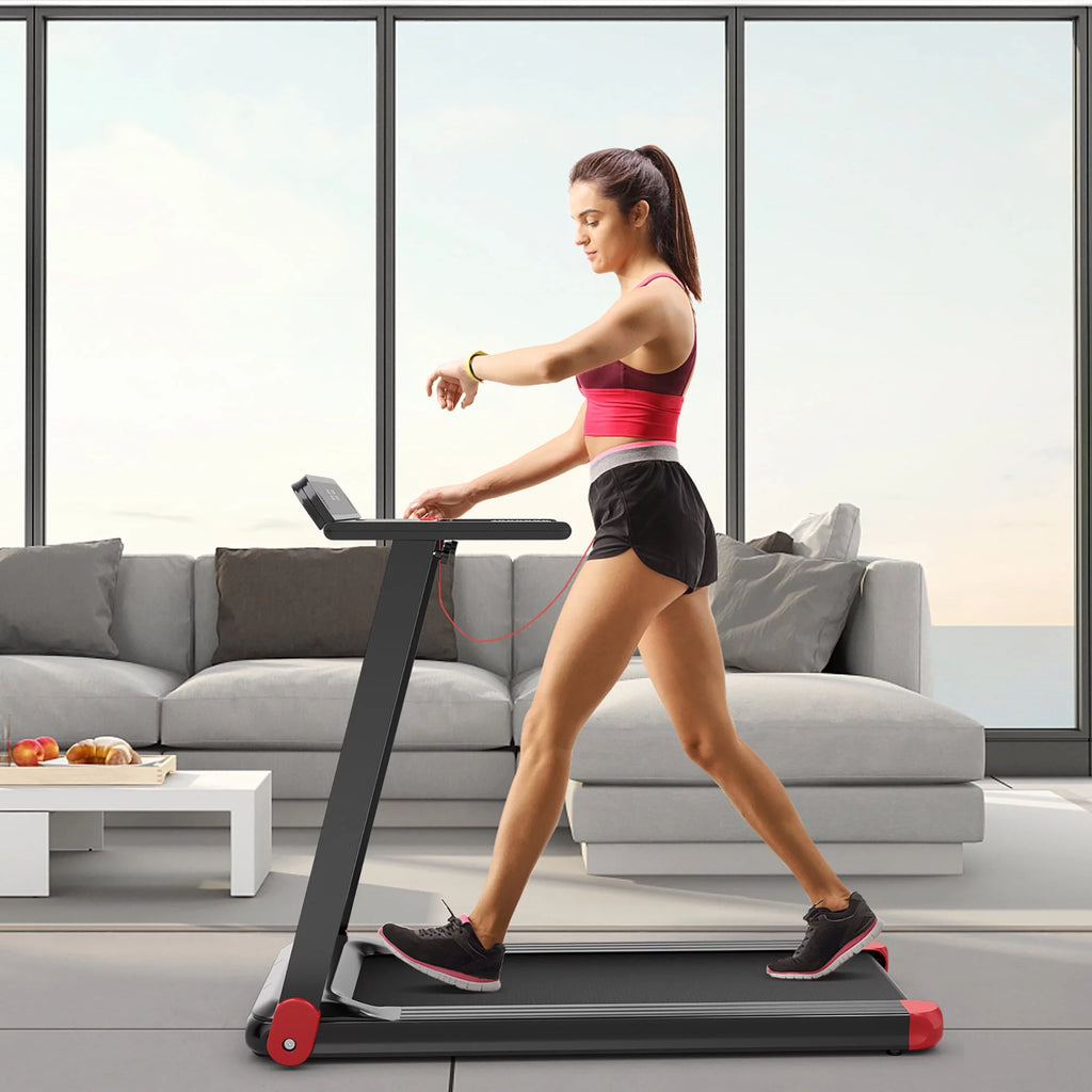 Electric Treadmill Compact Walking Running Machine S534611