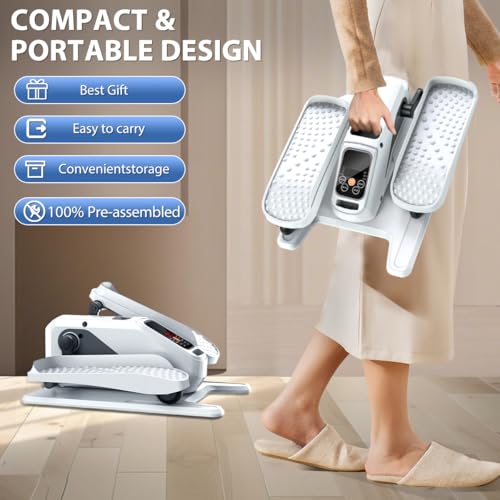Electric Seated Under Desk Elliptical Machine with Remote Control B388144