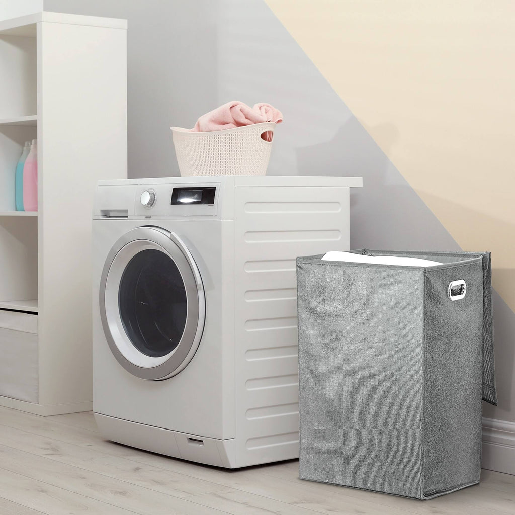 Grey Collapsible Laundry Hamper L759