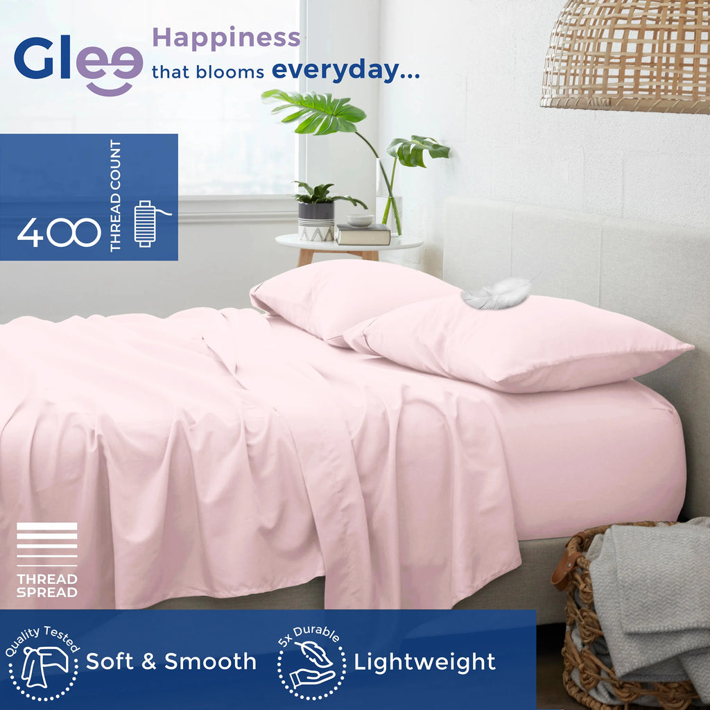 Egyptian Cotton 400 Thread Count Full Size 4 PC Bed Sheet Set S206825