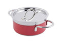 Red 2 Quart Pot with Cover V7761