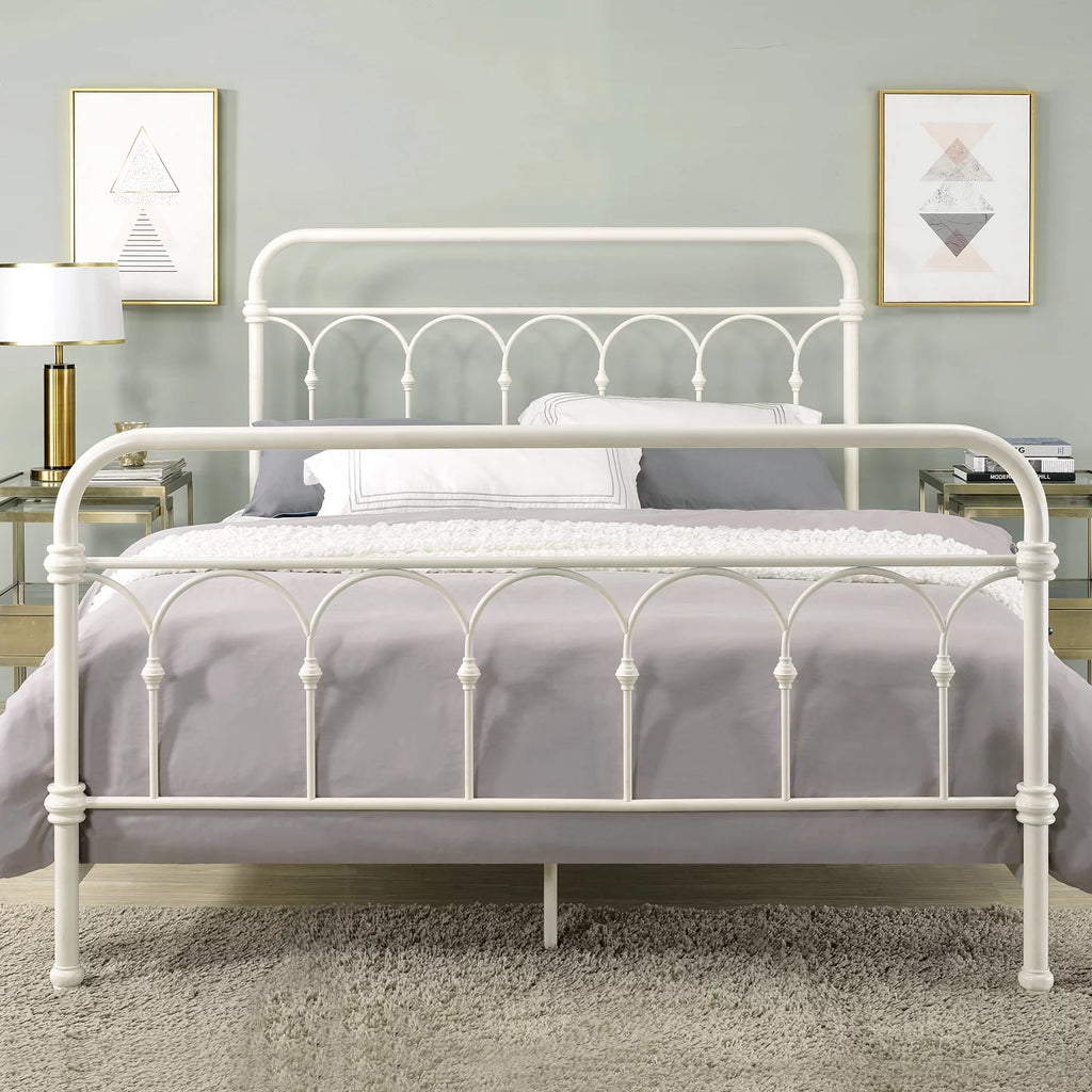 White Queen Bed S668