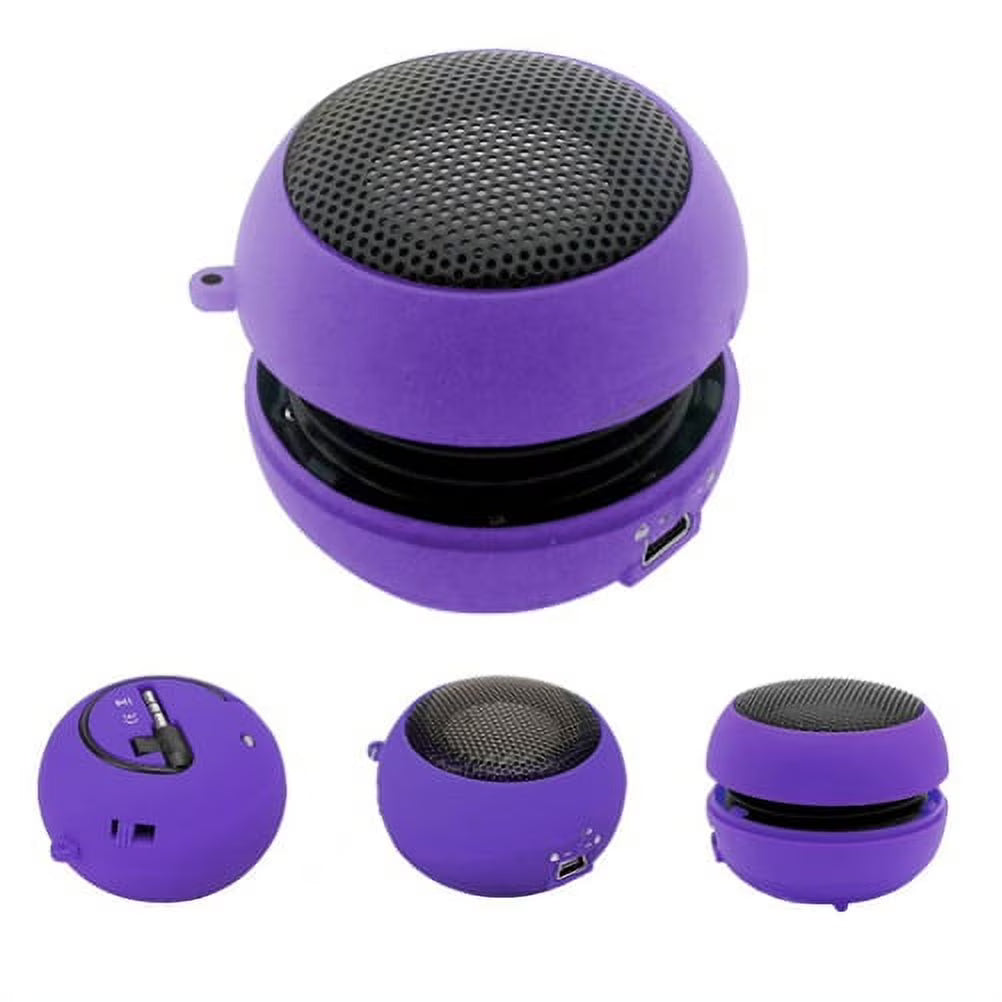 Purple Rechargeable Portable Speaker Q7924