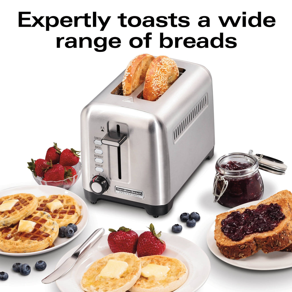2 Slice Stainless Steel Toaster Y38971