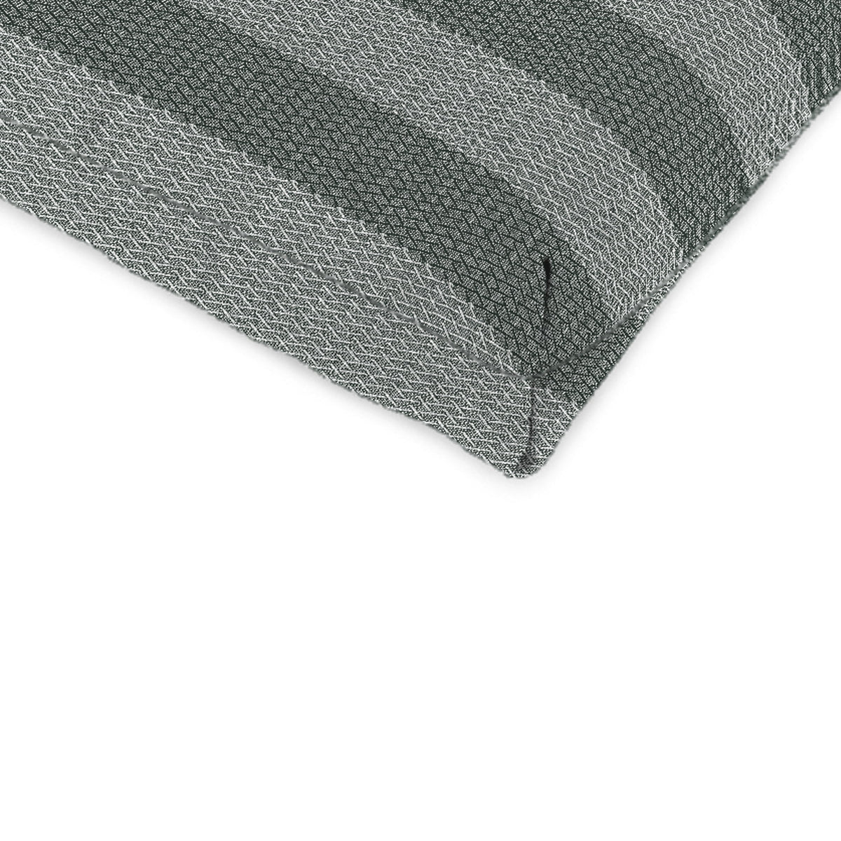 Mulberry Red Stripe Rectangular Outdoor Chair Cushion with Ties V680