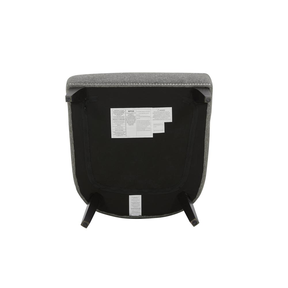 Upholstered Accent Chair Charcoal V192812