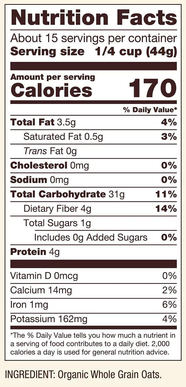 Organic Steel Cut Oats 24 Oz 2 Pk A7178