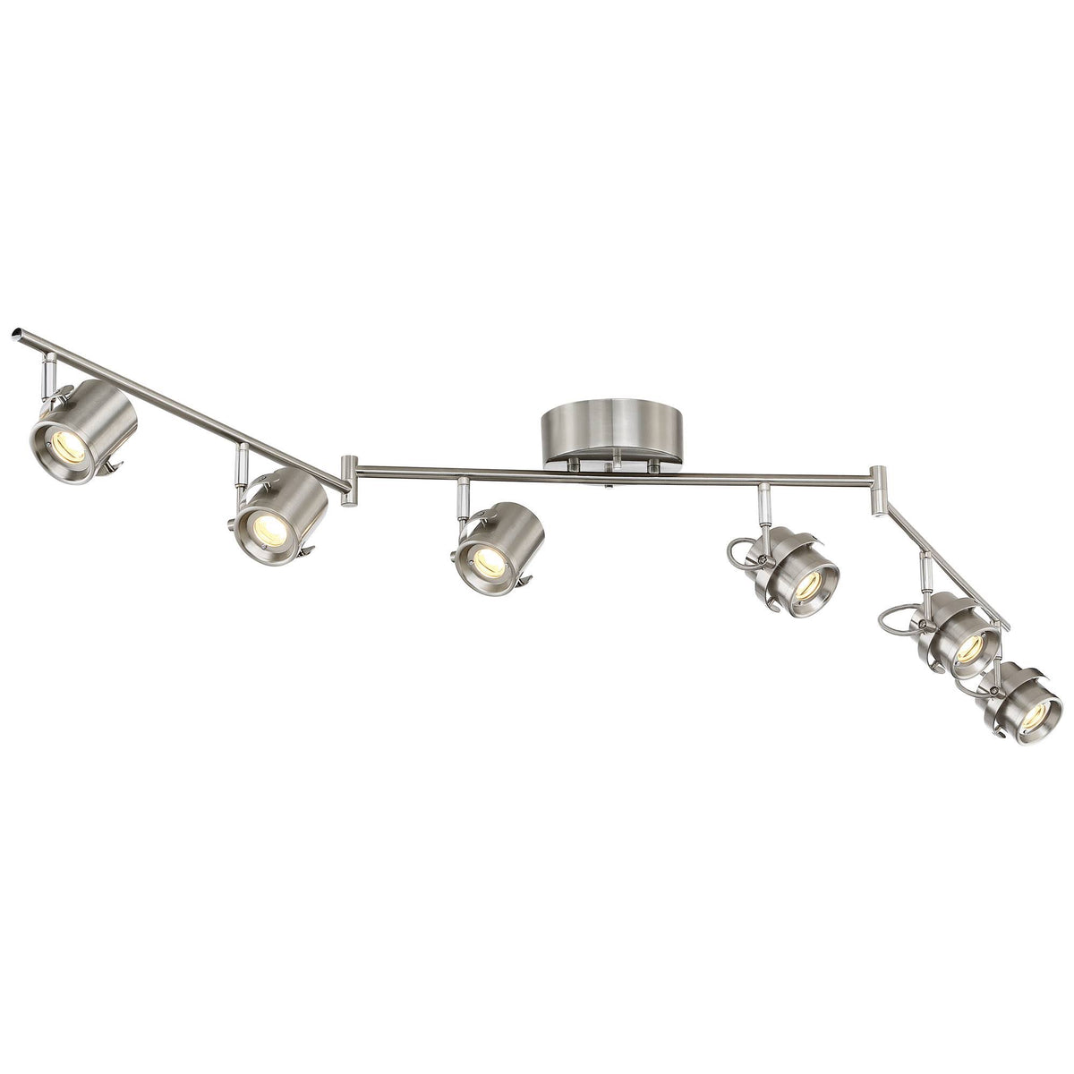 6-Light Satin Nickel LED Track Light R641