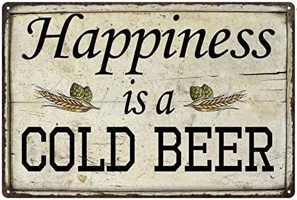 8 x 12 High Gloss Metal Wall Art Sign A151048