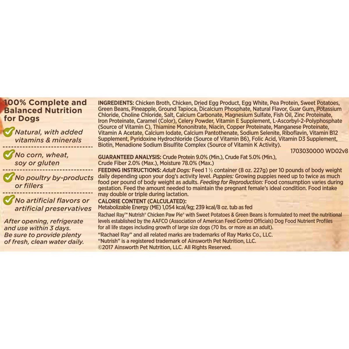 Grain Free Chicken Wet Dog Food K633220