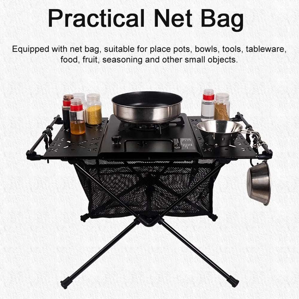 Foldable Aluminum Alloy Camping Table with Storage Bag G981