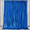 Royal Blue Sequin Taffeta Drape Backdrop 14 ft x 104 Inches G742559