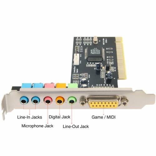 6-Channel 5.1 Surround Sound PCI Sound Card C88791