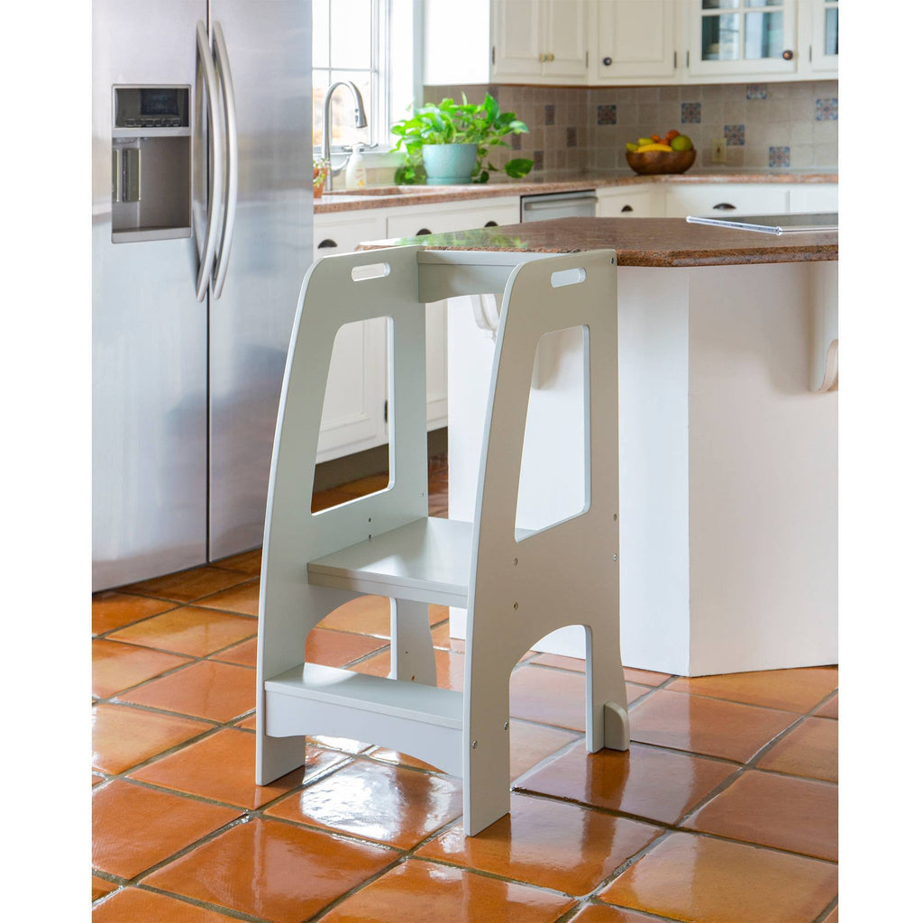Kids' Step-Up Kitchen Helper Gray T57183