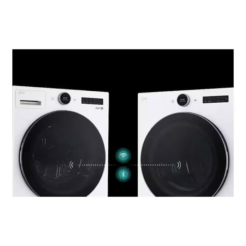 7.4 cu. ft. Vented Stackable Smart Gas Dryer in White O437