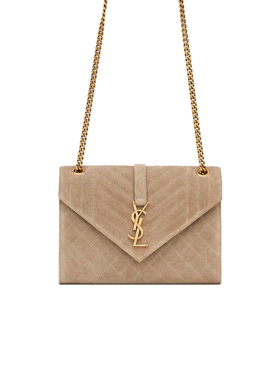 Mix Matelasse Corduroy Chain Bag T378