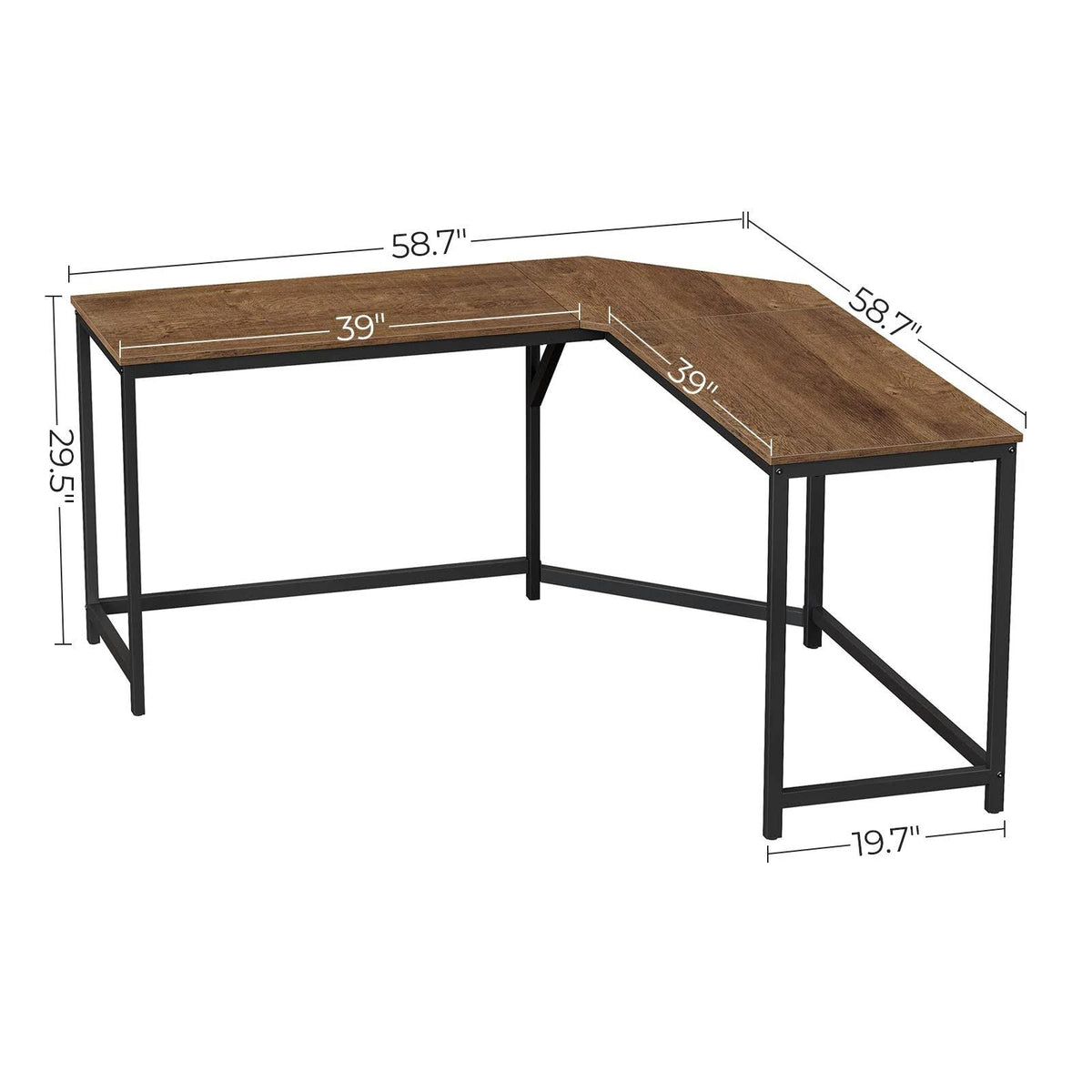 L-Shaped Corner Computer Desk N905