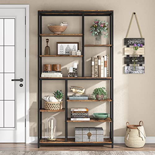 79 inches Tall 8-Tier Wood Bookshelf F2105