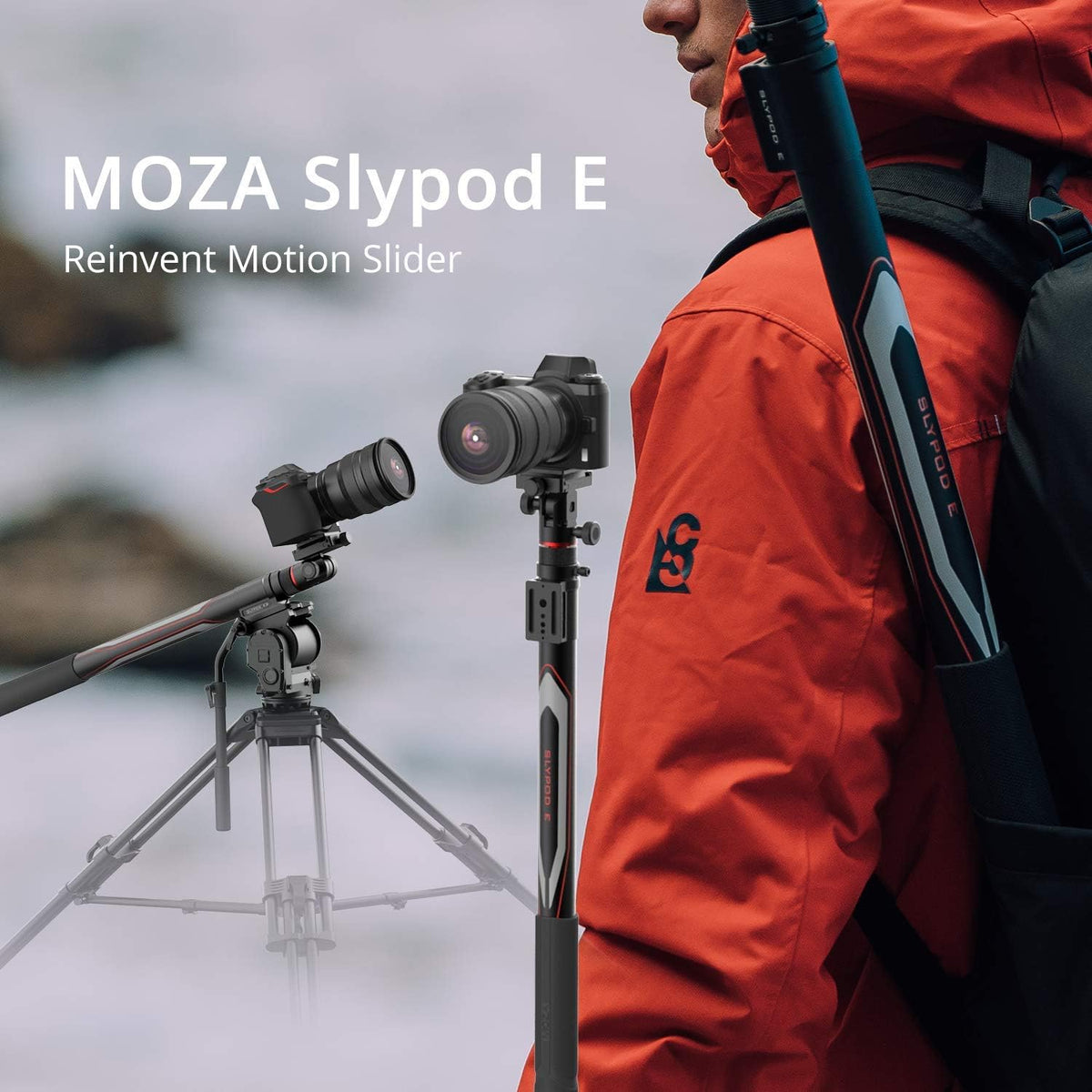 Motorized Slider Monopod with 40 lbs Payload W16021