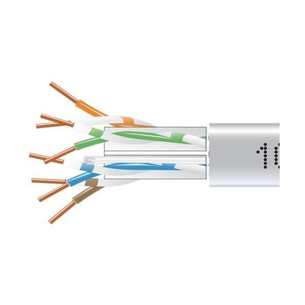 Gray Bulk CAT 6 Cable 1000 ft J2377