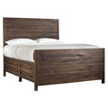Coffee Brown Cal King Storage Bed Y502742