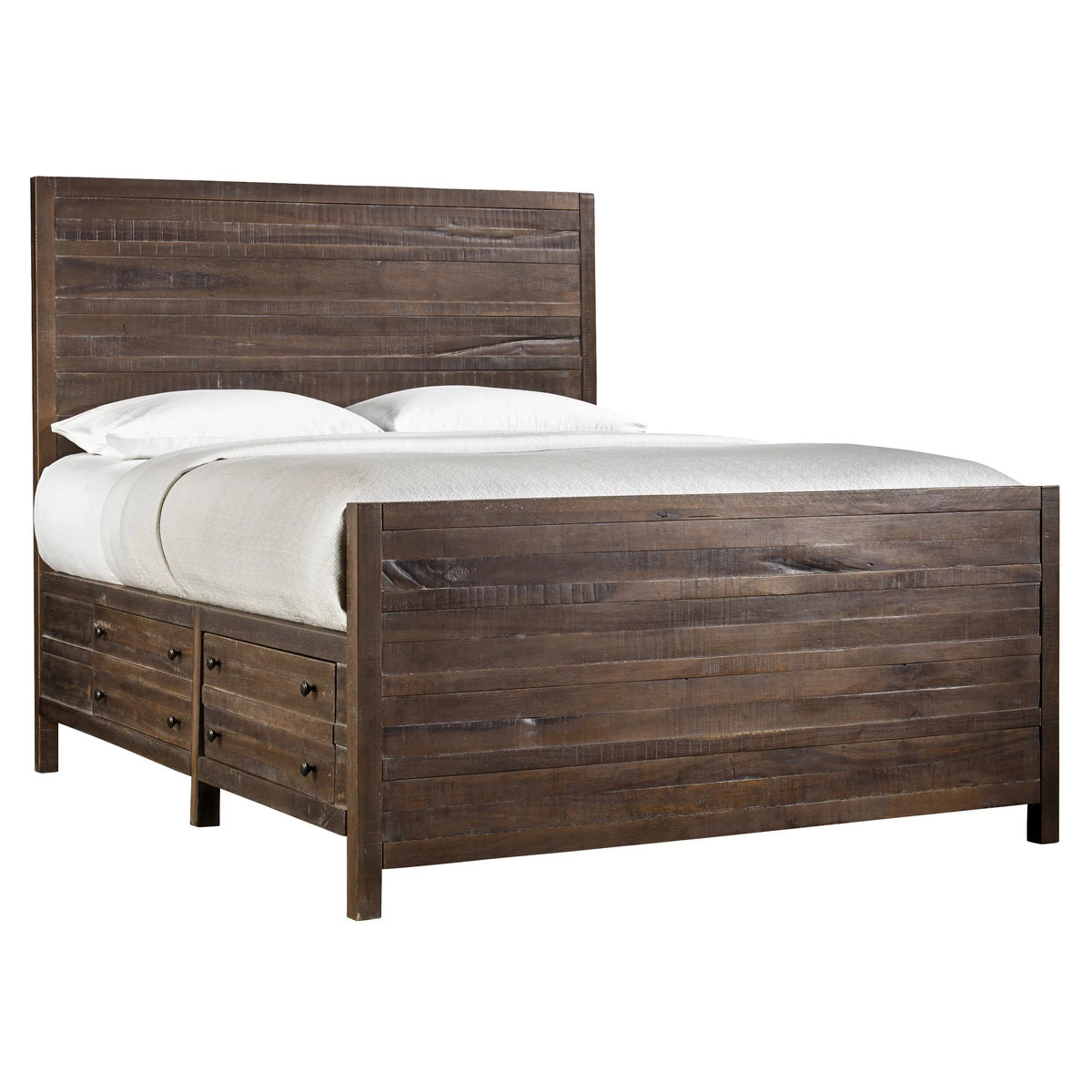 Coffee Brown Cal King Storage Bed Y502742