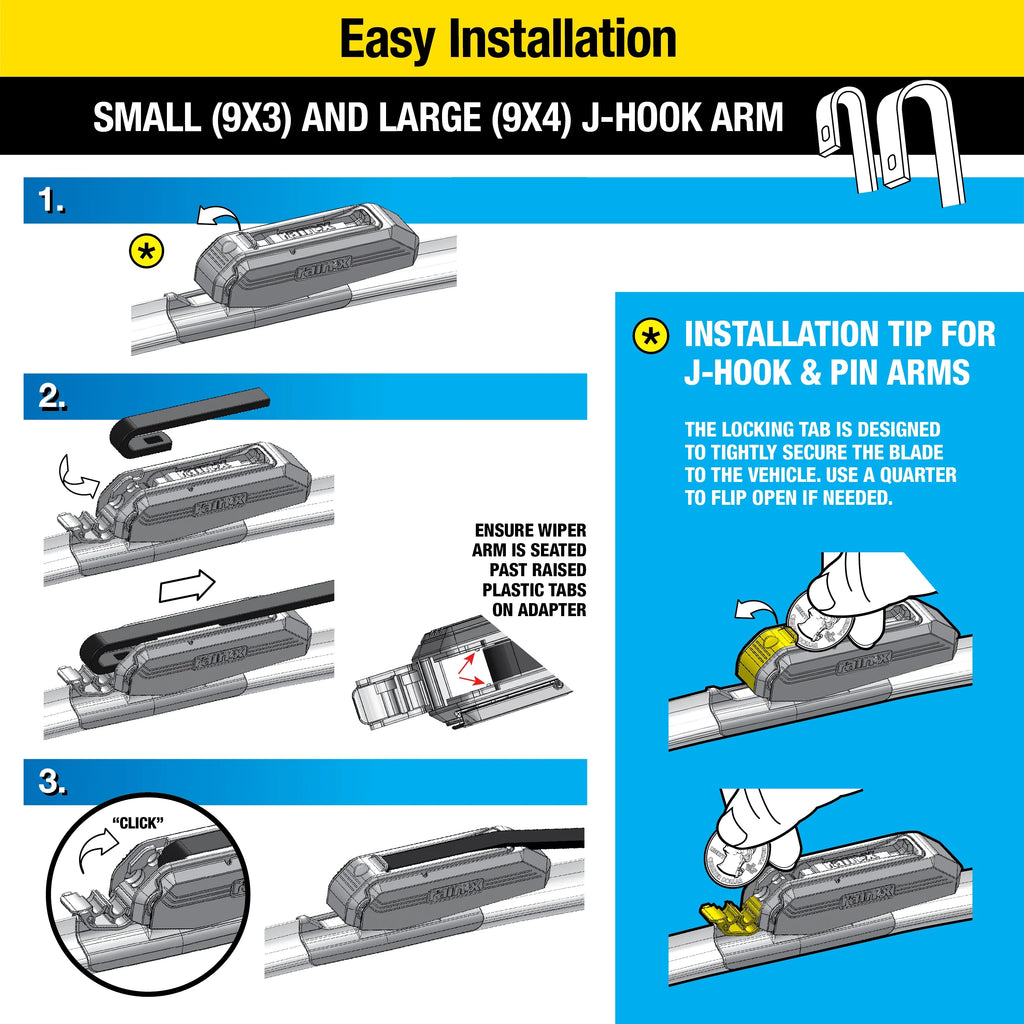 22" 2 Pack Water Repellency Wiper Blade S781