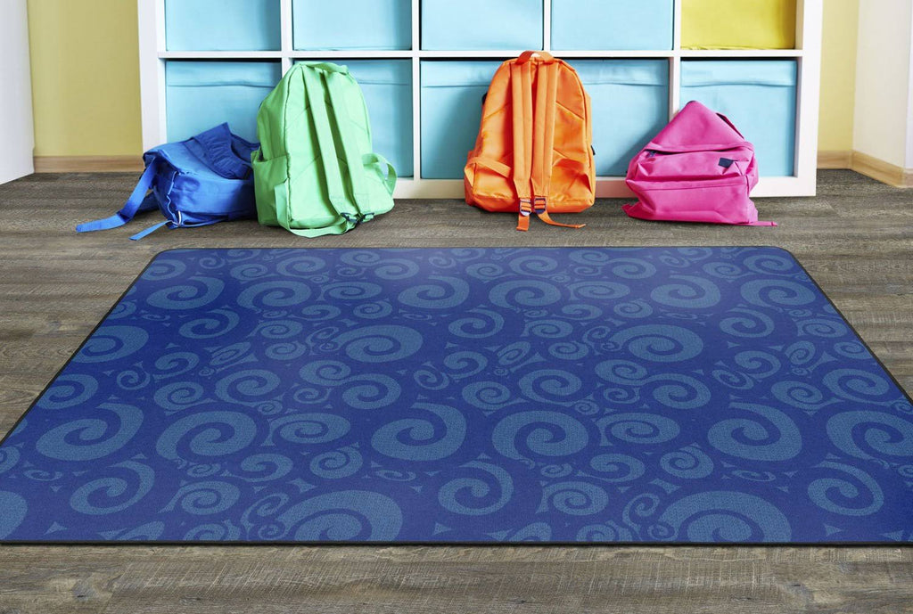Blue 10'6 x 13'2 Carpet L2354