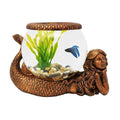 Gold Antiqued Glass Fish Bowl S22327