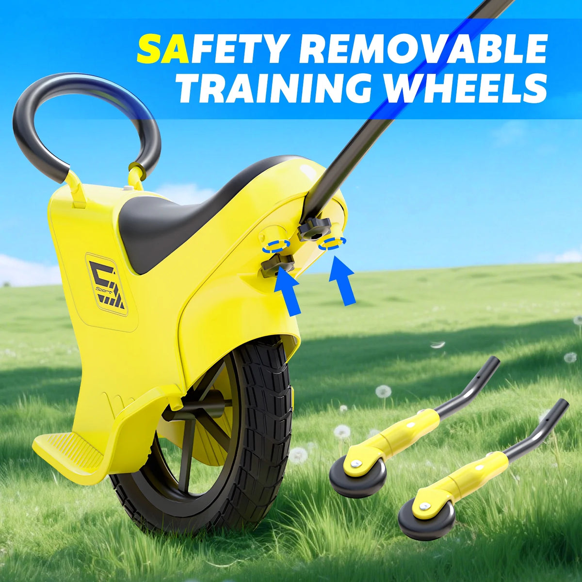 12in Hand Push Unicycle for Kids U203