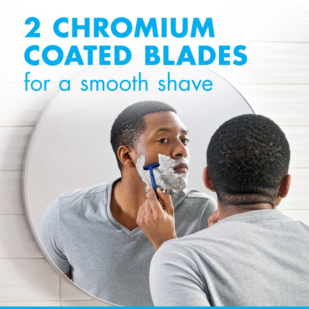 Blue 12 Count Disposable Razors S5274