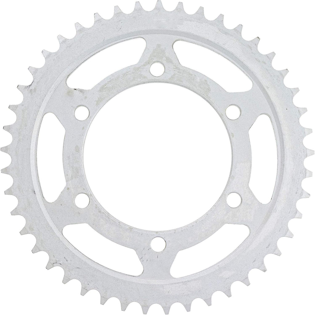 Drive Sprocket Chain Combo Front 17 Rear 45 Tooth 530HZ Standard 122 Links Pack of 2 K2527