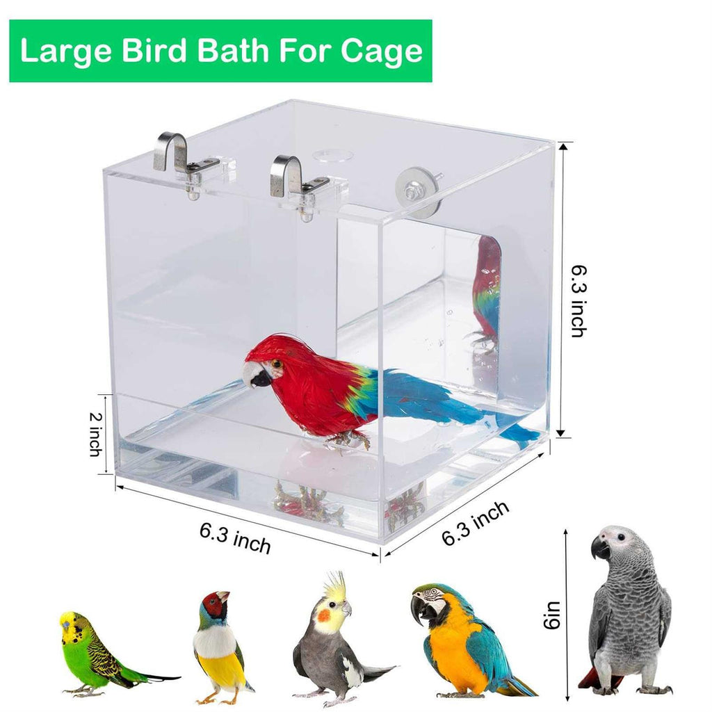 Hanging Bird Bath Cage Accessories A653