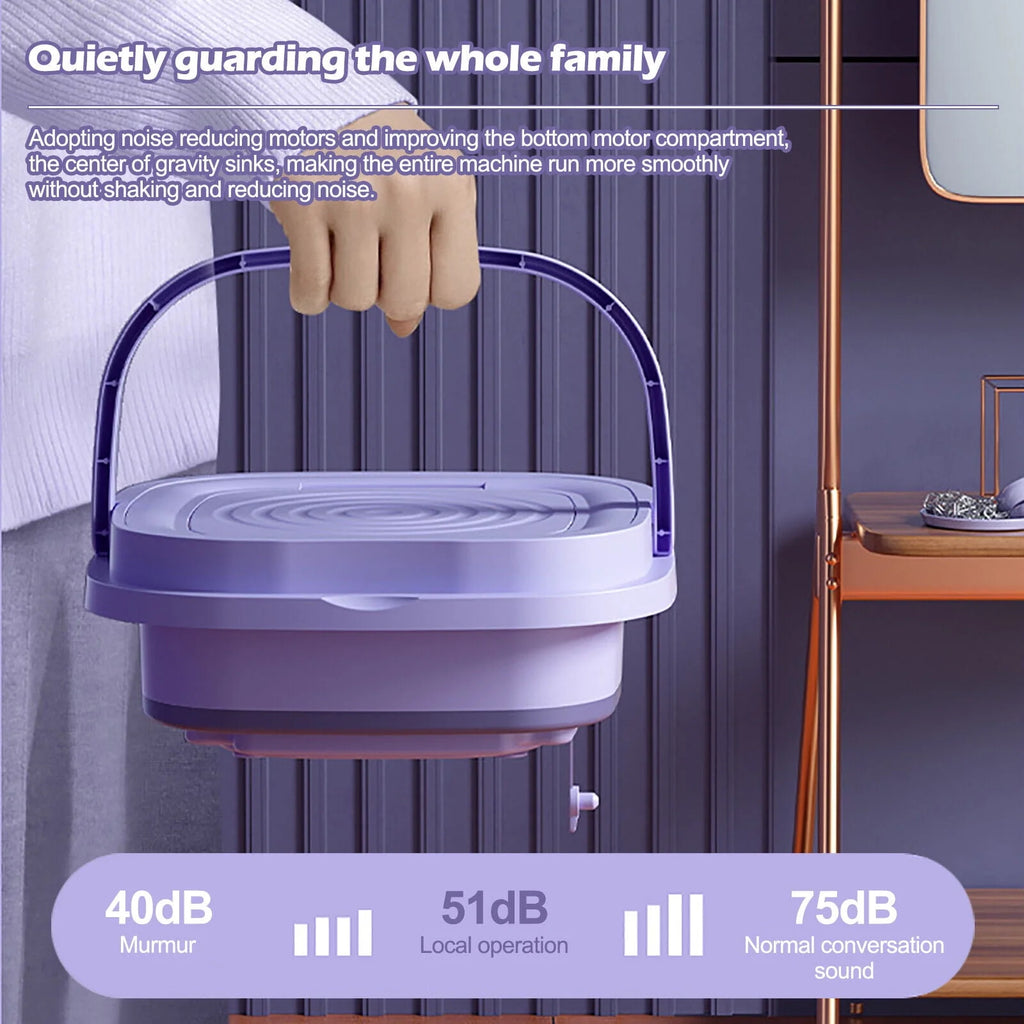 8L Portable Mini Washing Machine with Spin Dryer M311