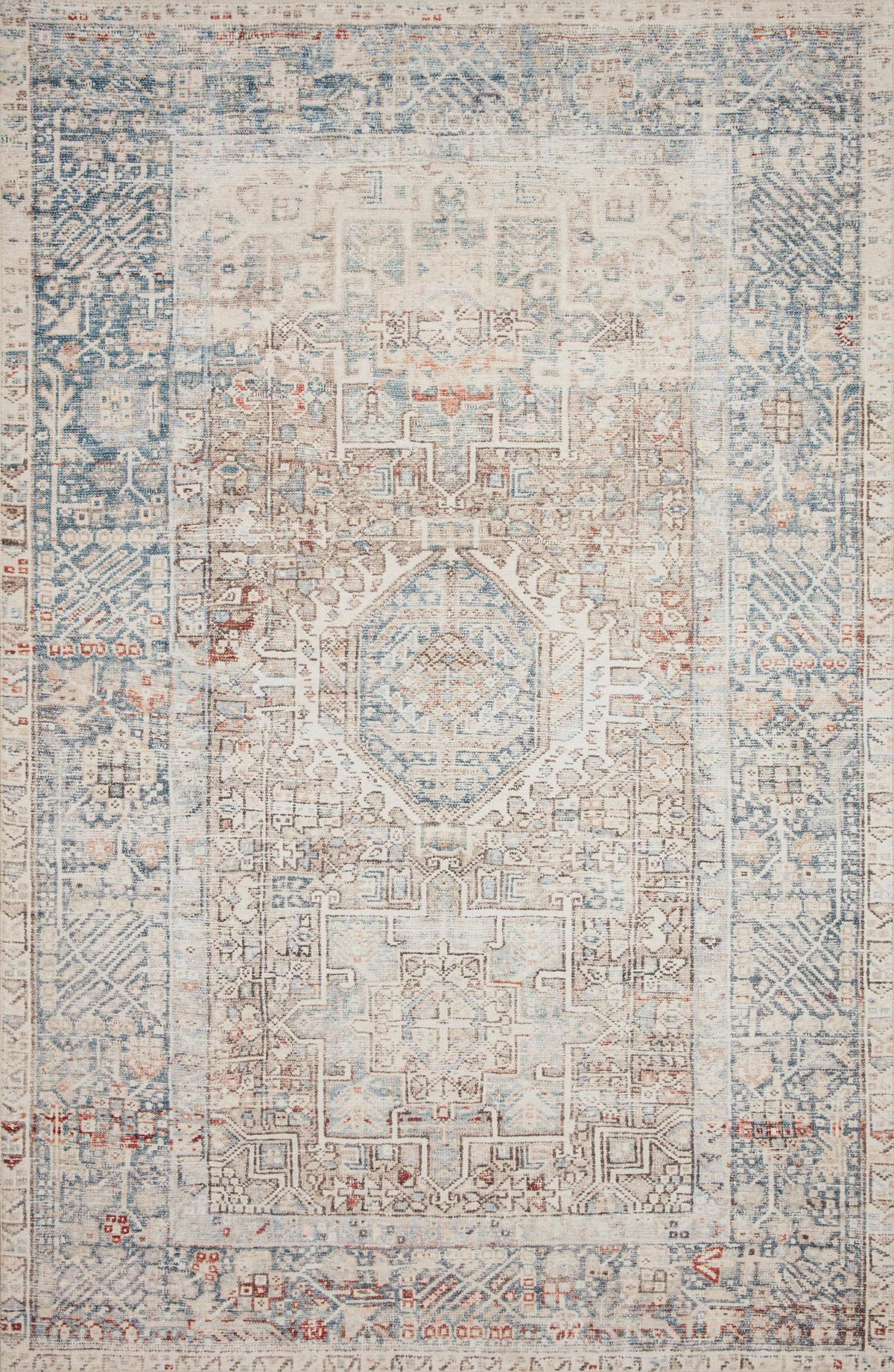 Natural Ocean 2'6 x 9'6 Rug E322