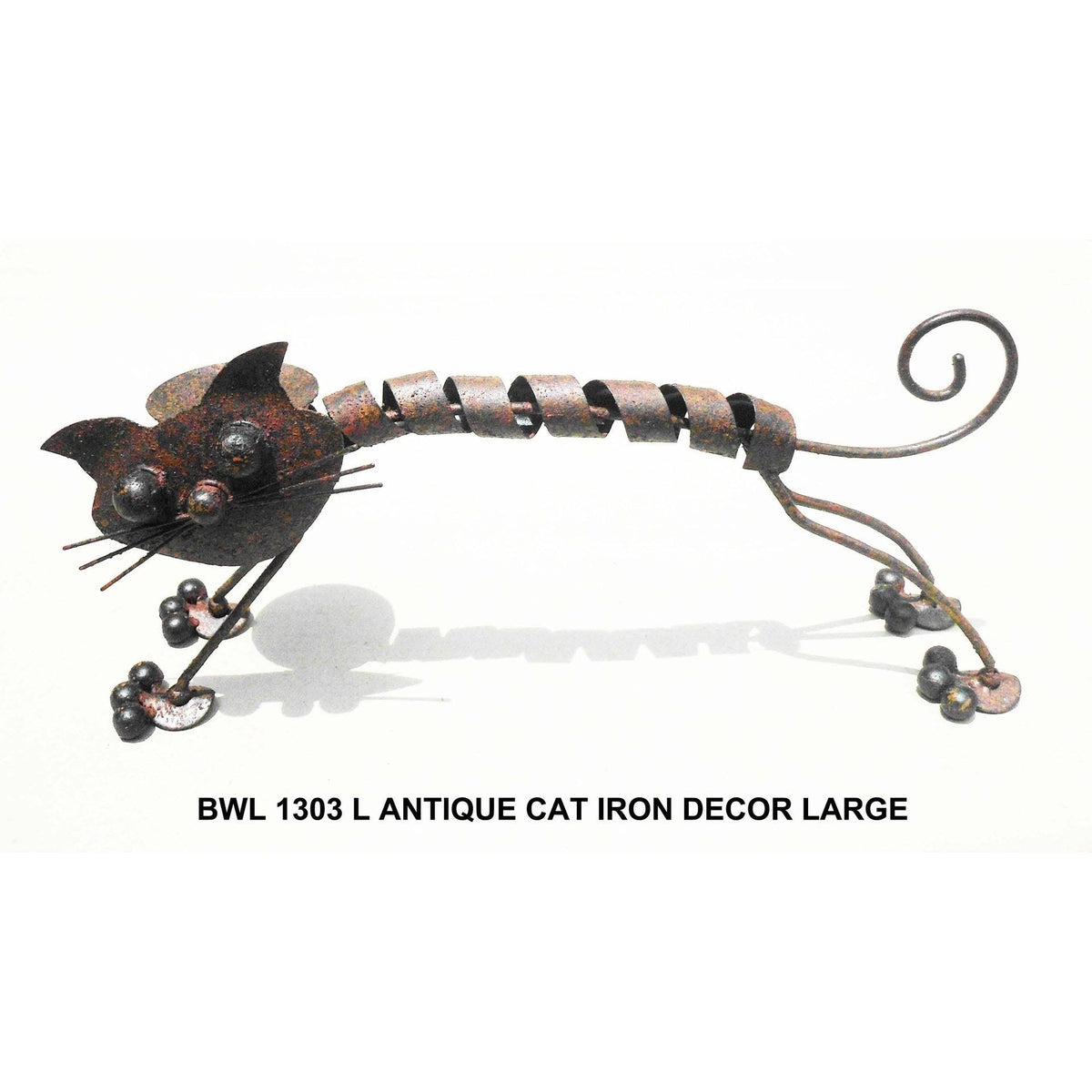 Set of 3 Iron Cat Decor R7236