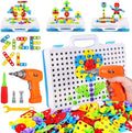 Mosaic Drill Set STEM 3D Construction Engineering Toys Z607