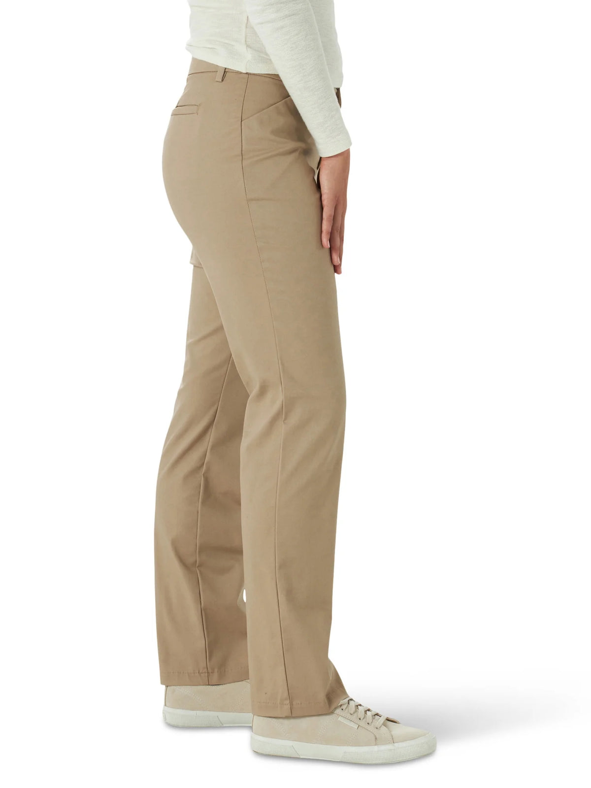 Straight Leg Wrinkle Resist Stretch Pant D4101