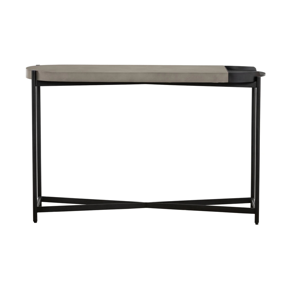 47" Stone Concrete Console Table R1826