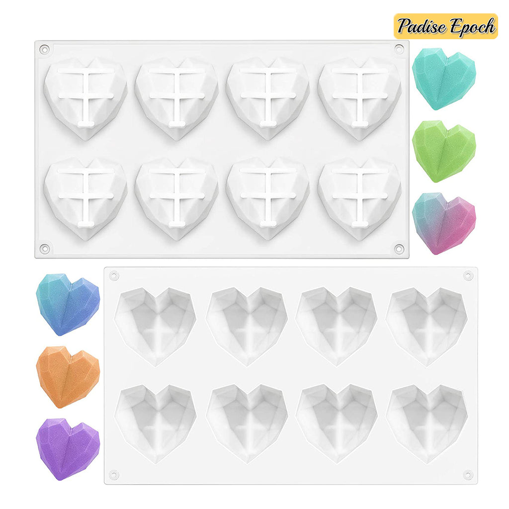 2 Pieces Non-stick Silicone Mould P299