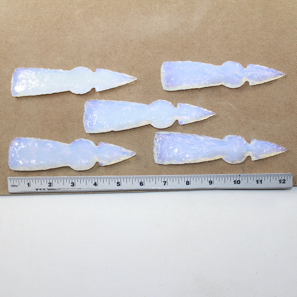 Opalite Ornamental Tomahawk Heads E43809
