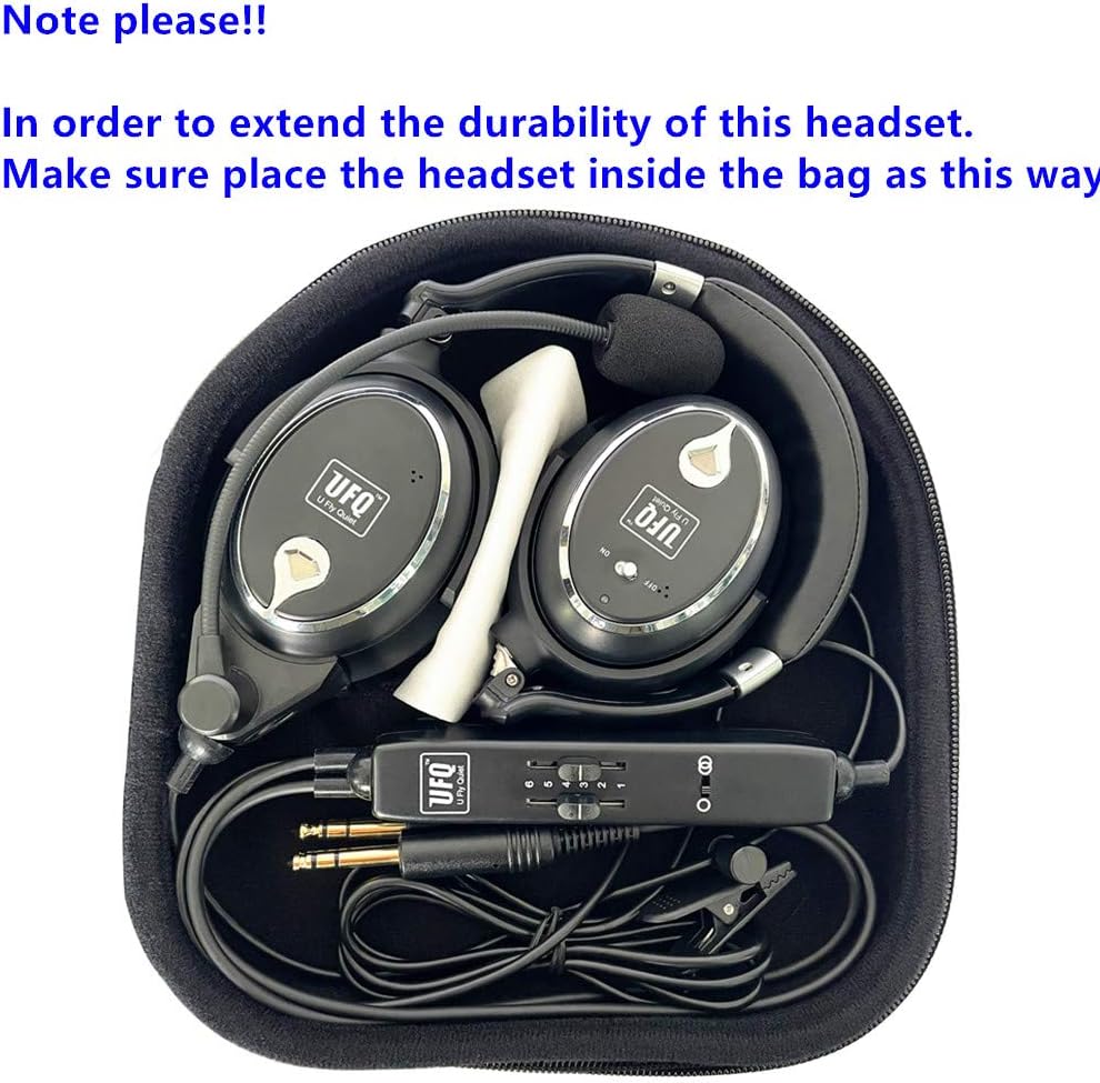 Aviation Headset with Metal Shaft and MP3 Input Q8207