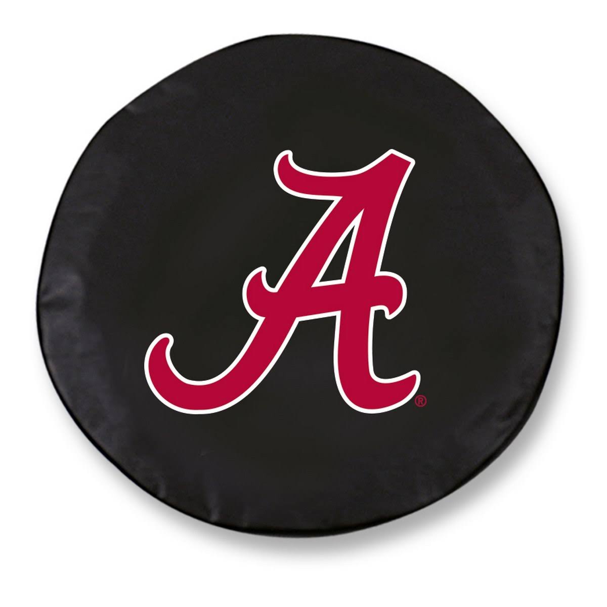 Black Vinyl Fitted Car Tire Cover J13677