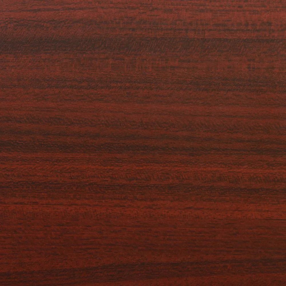 72" L-Desk with Return, Mahogany/Chrome T911