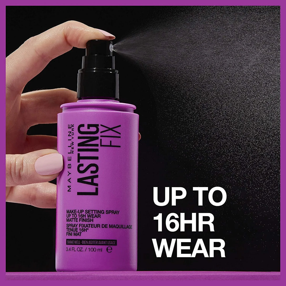Makeup Setting Spray, Matte Finish, 3.4 fl oz R1866